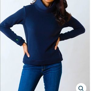Dudley Stephens Park Slope Turtleneck Navy